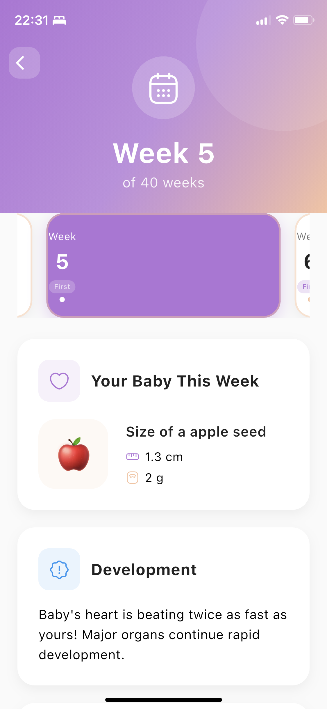 Bloombook Features Screen